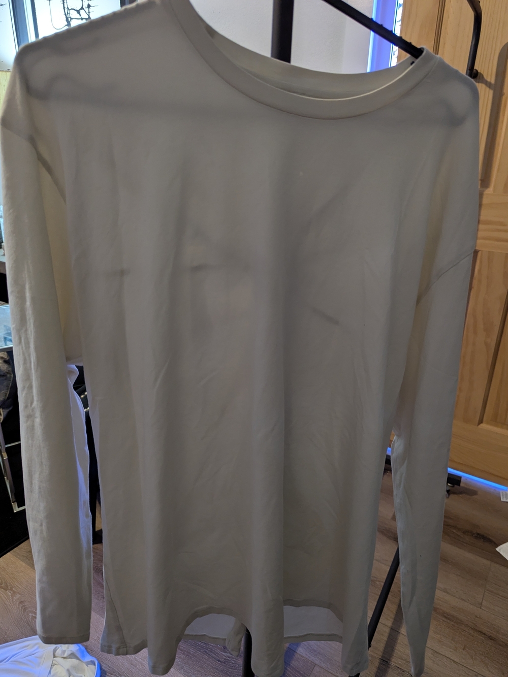Lululemon Long-Sleeve Crewneck Shirt - Light Creame
